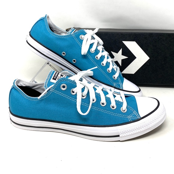 Converse Chuck Taylor All Star OX Low Top Canvas Blue Men Size Sneakers A06170C - Picture 2 of 10